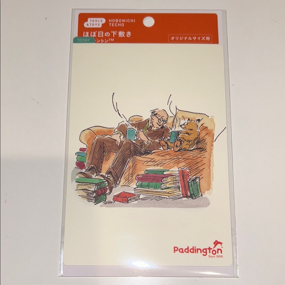 Hobonichi Techo Padding Bear a6 pencil board